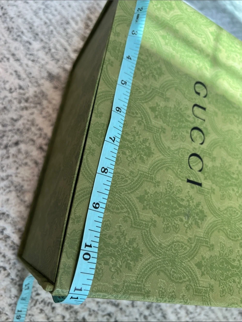 Gucci Green Patterned Magnetic Gift Box